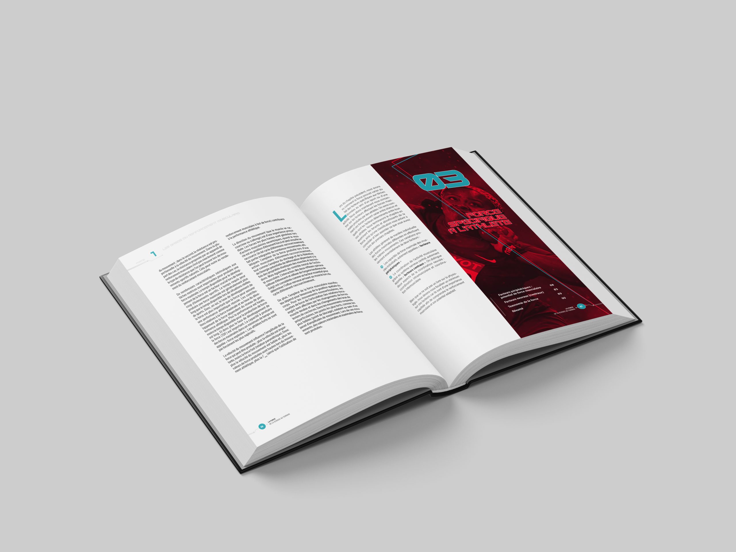 Création et mise en pages de la femme assise